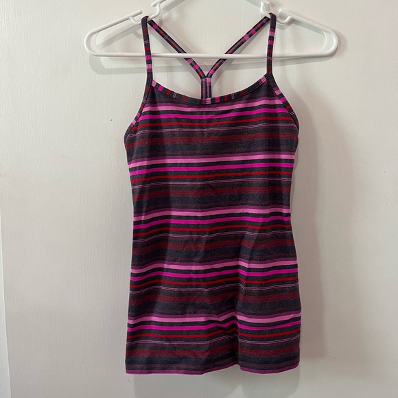 LULU LEMON Stripe Tank Top - Picture 1 of 3